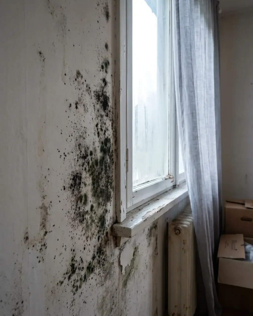 Severe mould removal across Canary Wharf.